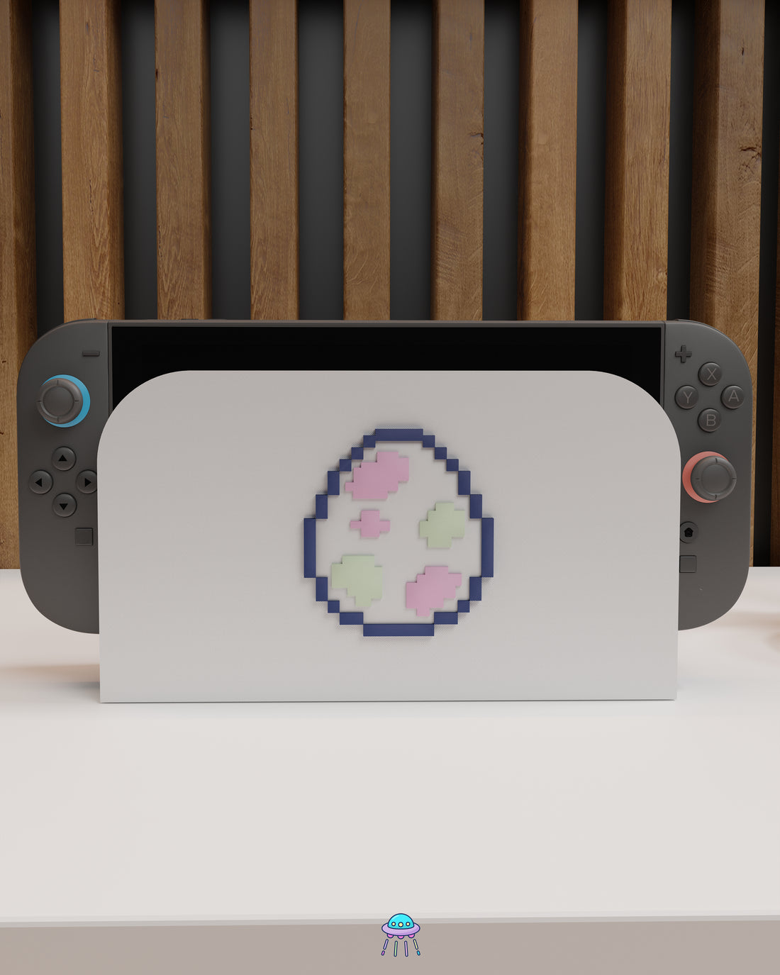 Pixel Egg Dock Cover for Nintendo Switch 2 – Original Faceplate Design