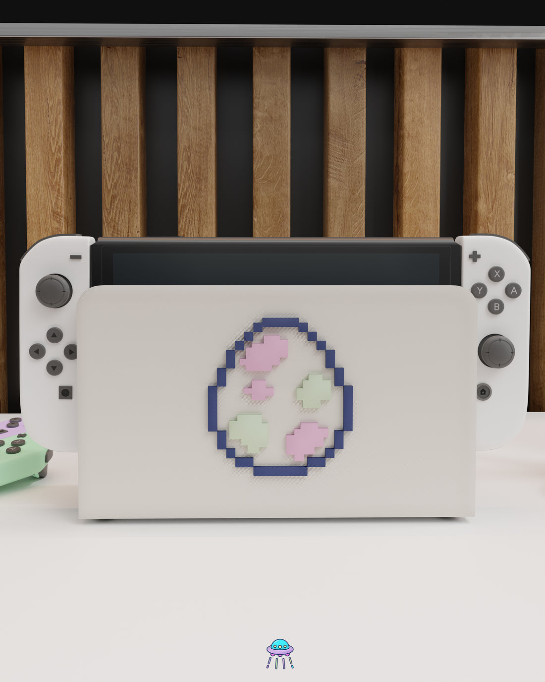 Pixel Egg Dock Cover for Nintendo Switch – Original Faceplate Design