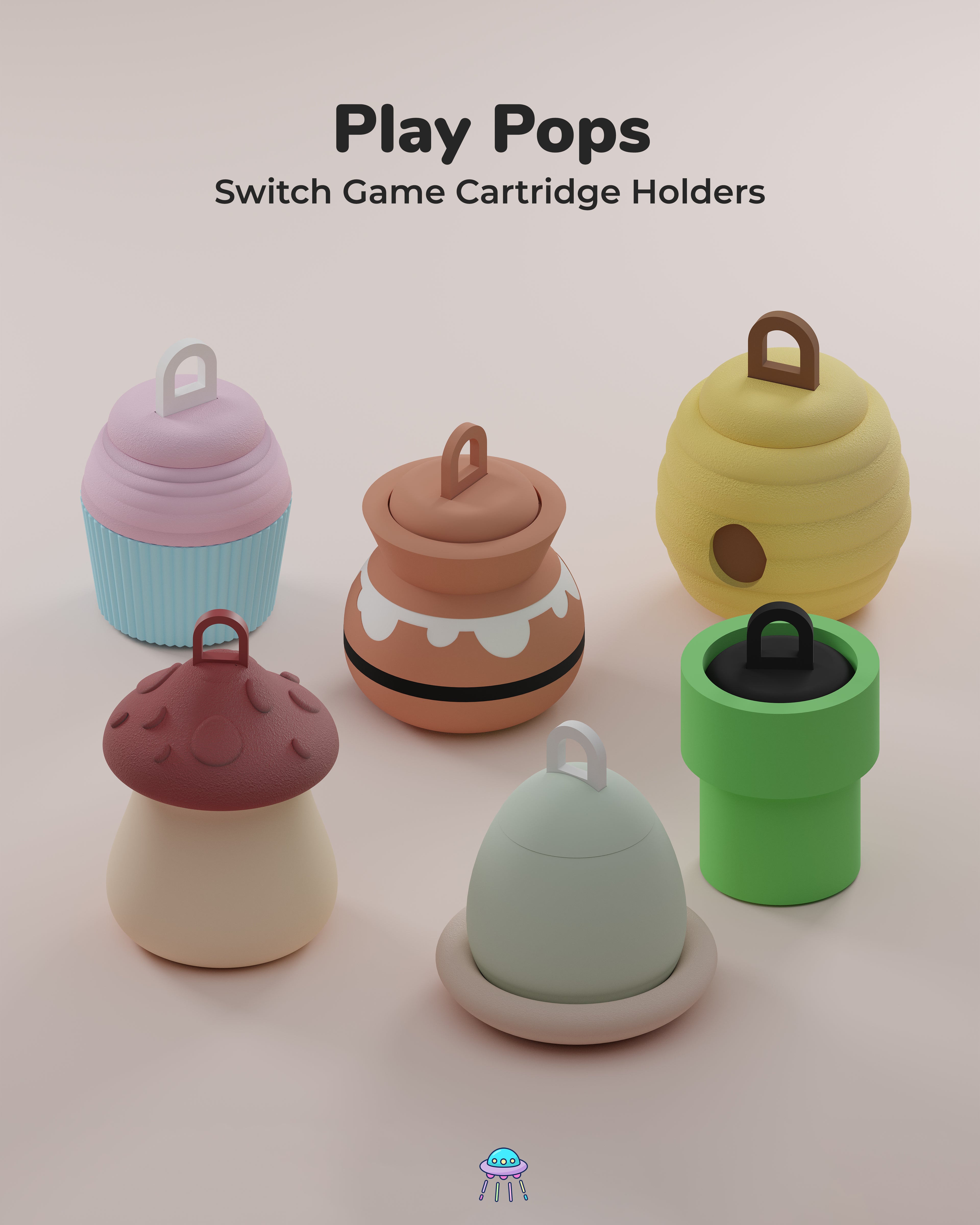 Play Pops - Nintendo Switch Game Cartridge Holders