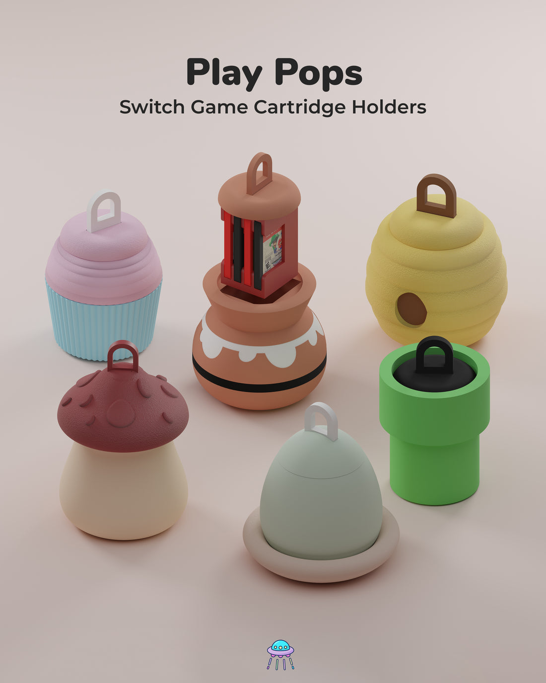 Play Pops - Nintendo Switch Game Cartridge Holders