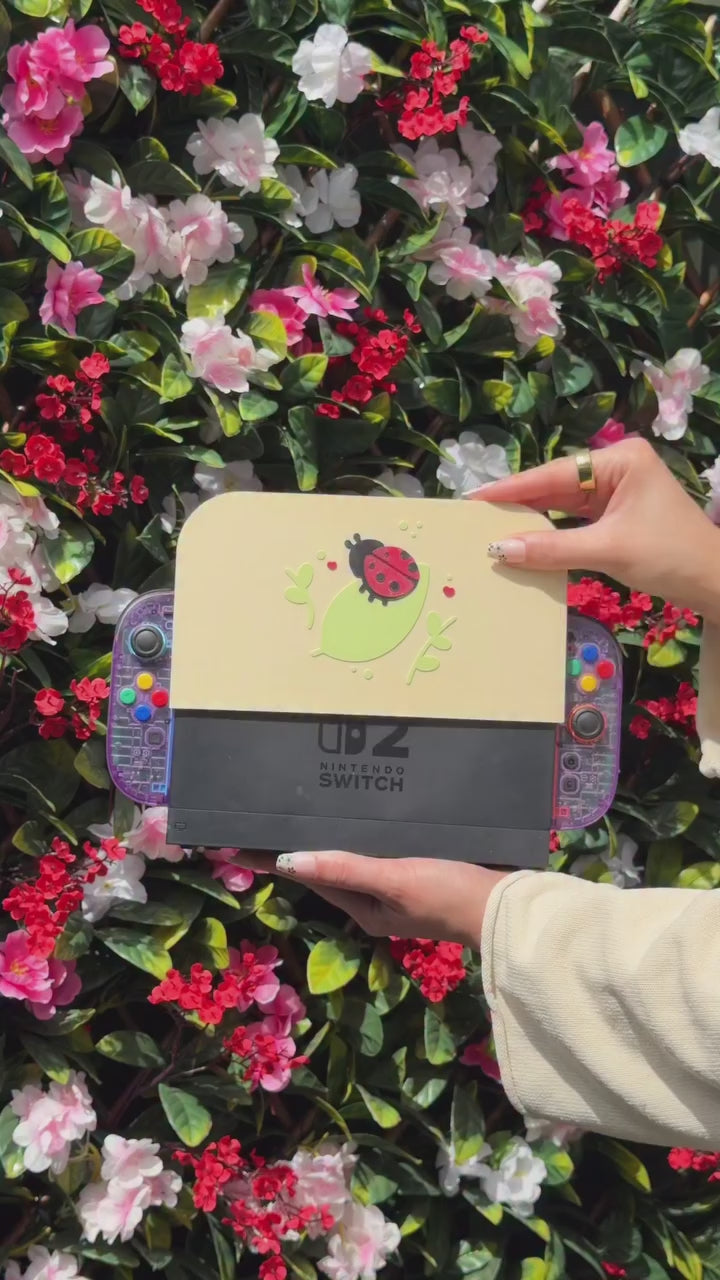 Ladybird Dock Cover for Nintendo Switch 2 – Original Faceplate Design