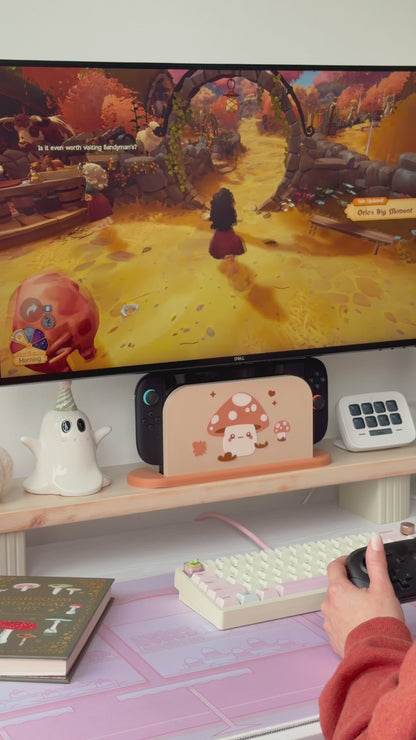 Little Toadstool Dock Cover for Nintendo Switch 2 – Original Faceplate Design