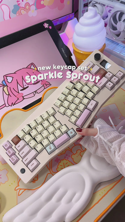 Sparkle Sprout Keycaps - In Stock