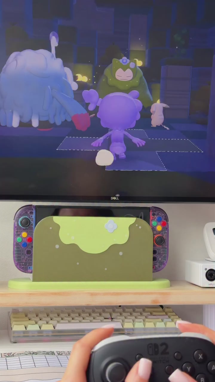 Mossy Boi Dock Cover for Nintendo Switch 2 – Original Faceplate Design