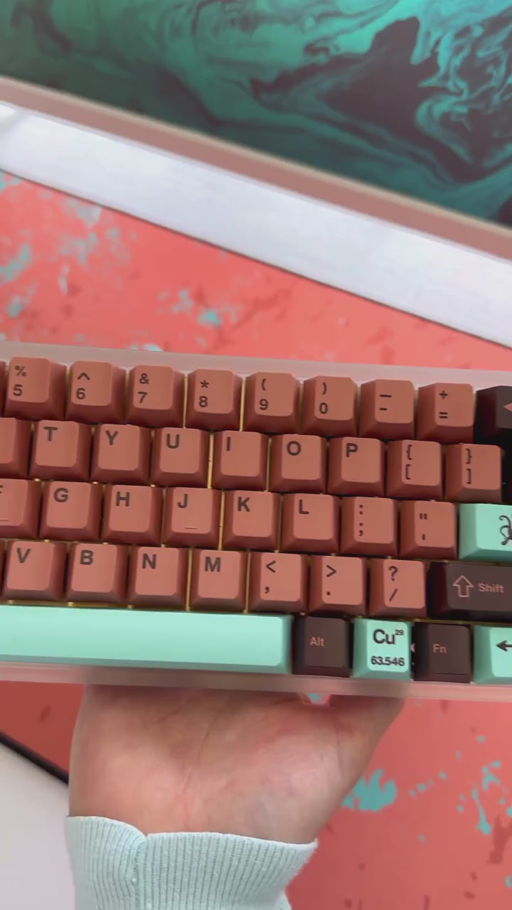 Copper Themed Keyboard Cable