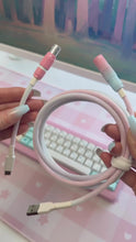 Load and play video in Gallery viewer, Super Kawaii Keyboard Cable
