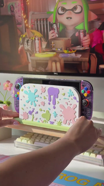 Paint Splat Dock Cover for Nintendo Switch 2 – Original Faceplate Design