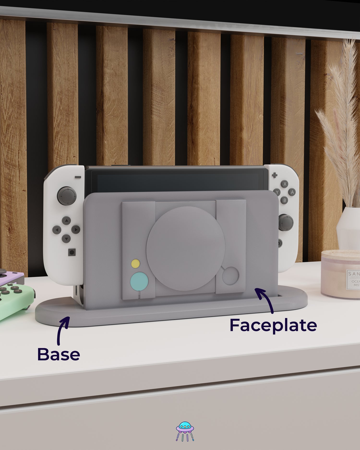 PS1 Themed Nintendo Switch Faceplate - In Stock