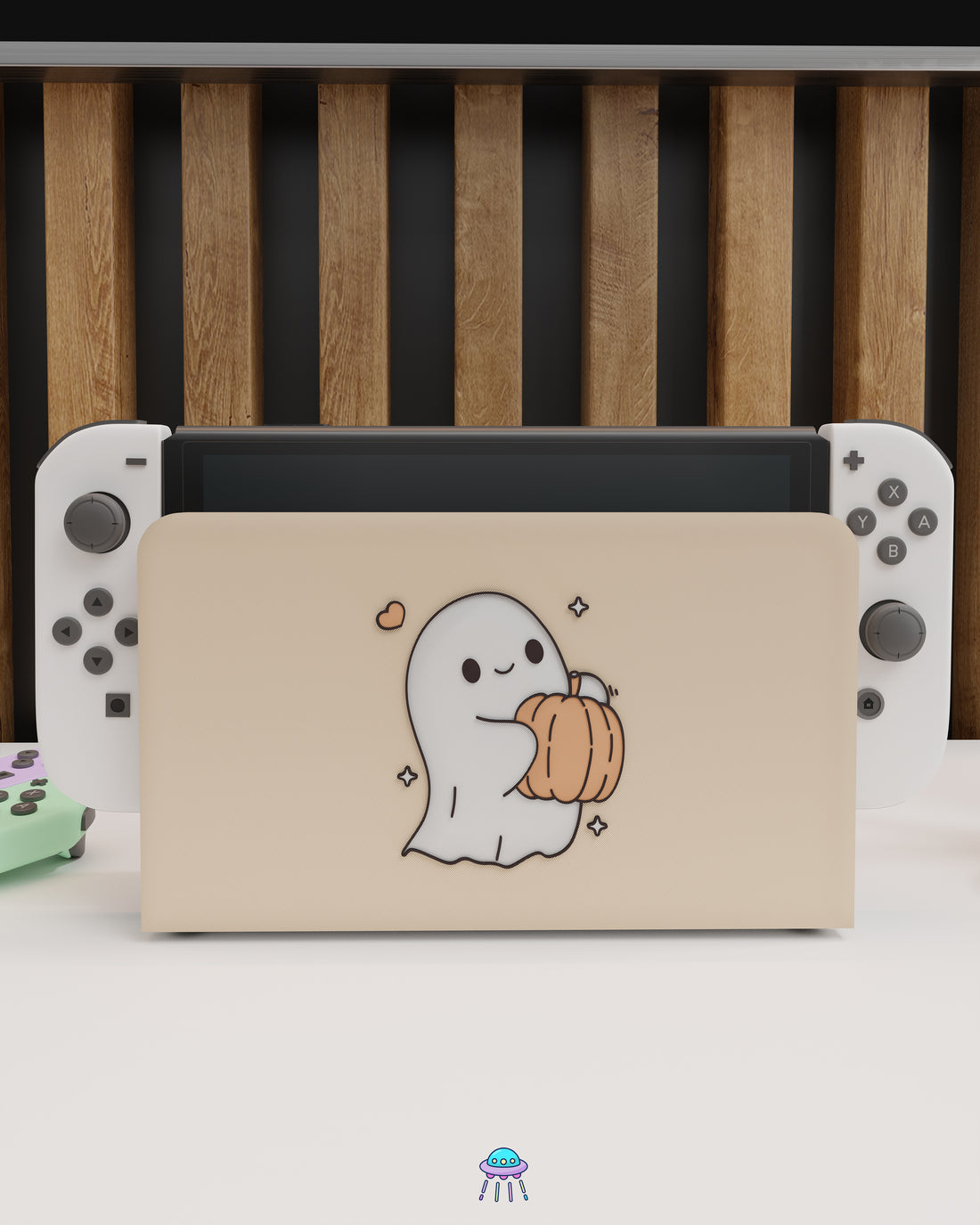 Pumpkin Boo Cover for Nintendo Switch – Original Faceplate Design