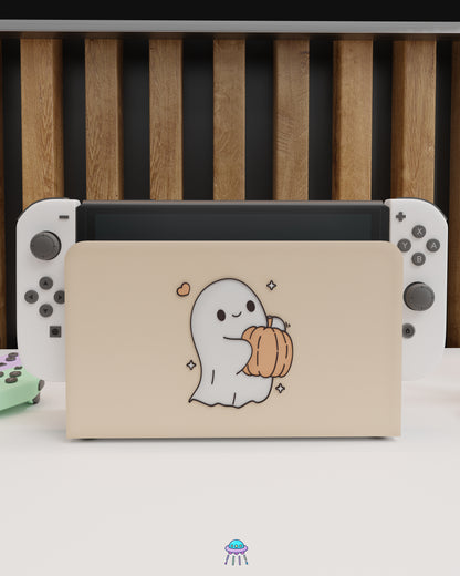 Pumpkin Boo Cover for Nintendo Switch – Original Faceplate Design