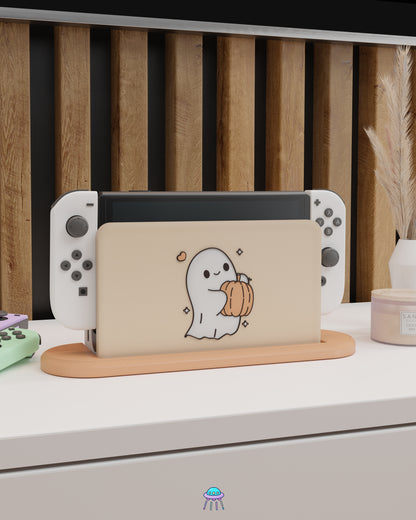 Pumpkin Boo Cover for Nintendo Switch – Original Faceplate Design