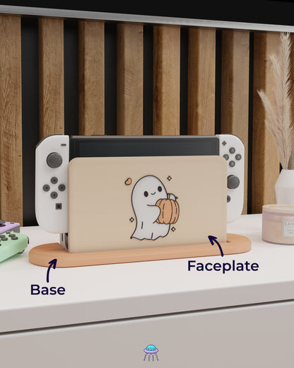 Pumpkin Boo Cover for Nintendo Switch – Original Faceplate Design