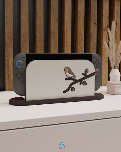 Robin Dock Cover for Nintendo Switch 2 – Original Faceplate Design