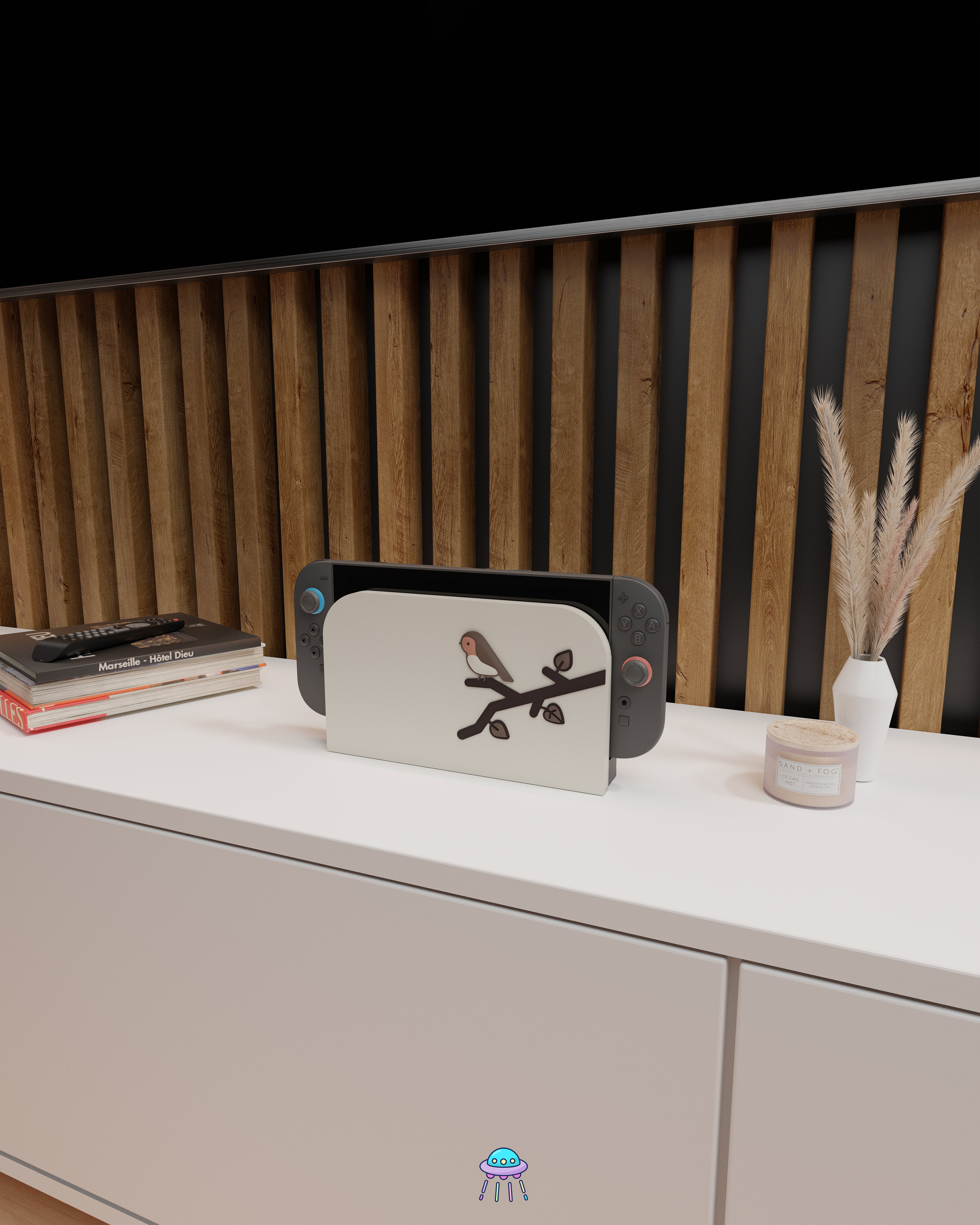 Robin Dock Cover for Nintendo Switch 2 – Original Faceplate Design