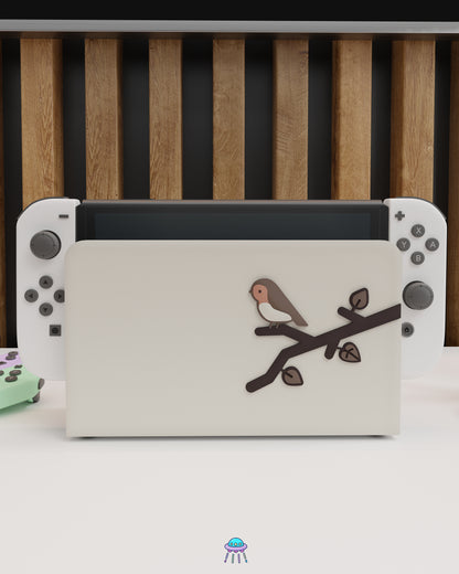 Robin Dock Cover for Nintendo Switch – Original Faceplate Design