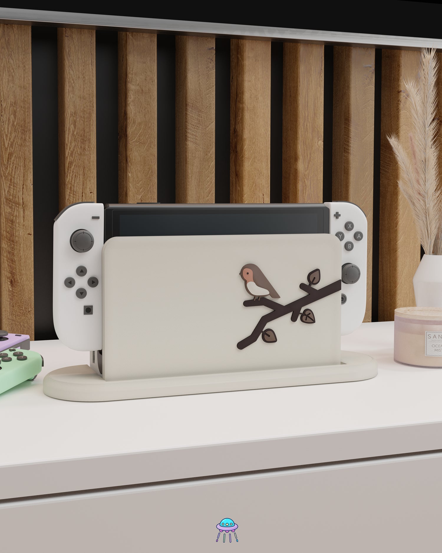 Robin Dock Cover for Nintendo Switch – Original Faceplate Design