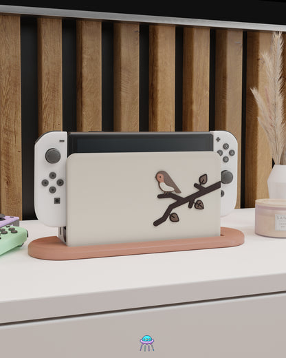 Robin Dock Cover for Nintendo Switch – Original Faceplate Design