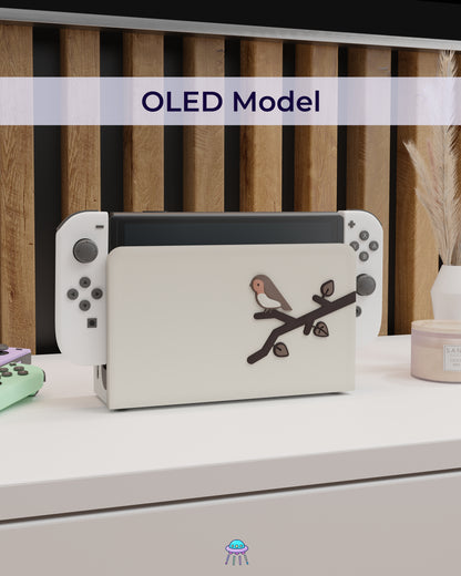 Robin Dock Cover for Nintendo Switch – Original Faceplate Design