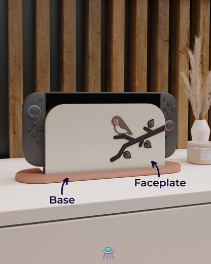 Robin Dock Cover for Nintendo Switch 2 – Original Faceplate Design