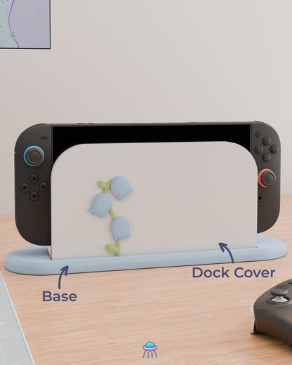 Bluebell Dock Cover for Nintendo Switch 2 – Original Faceplate Design