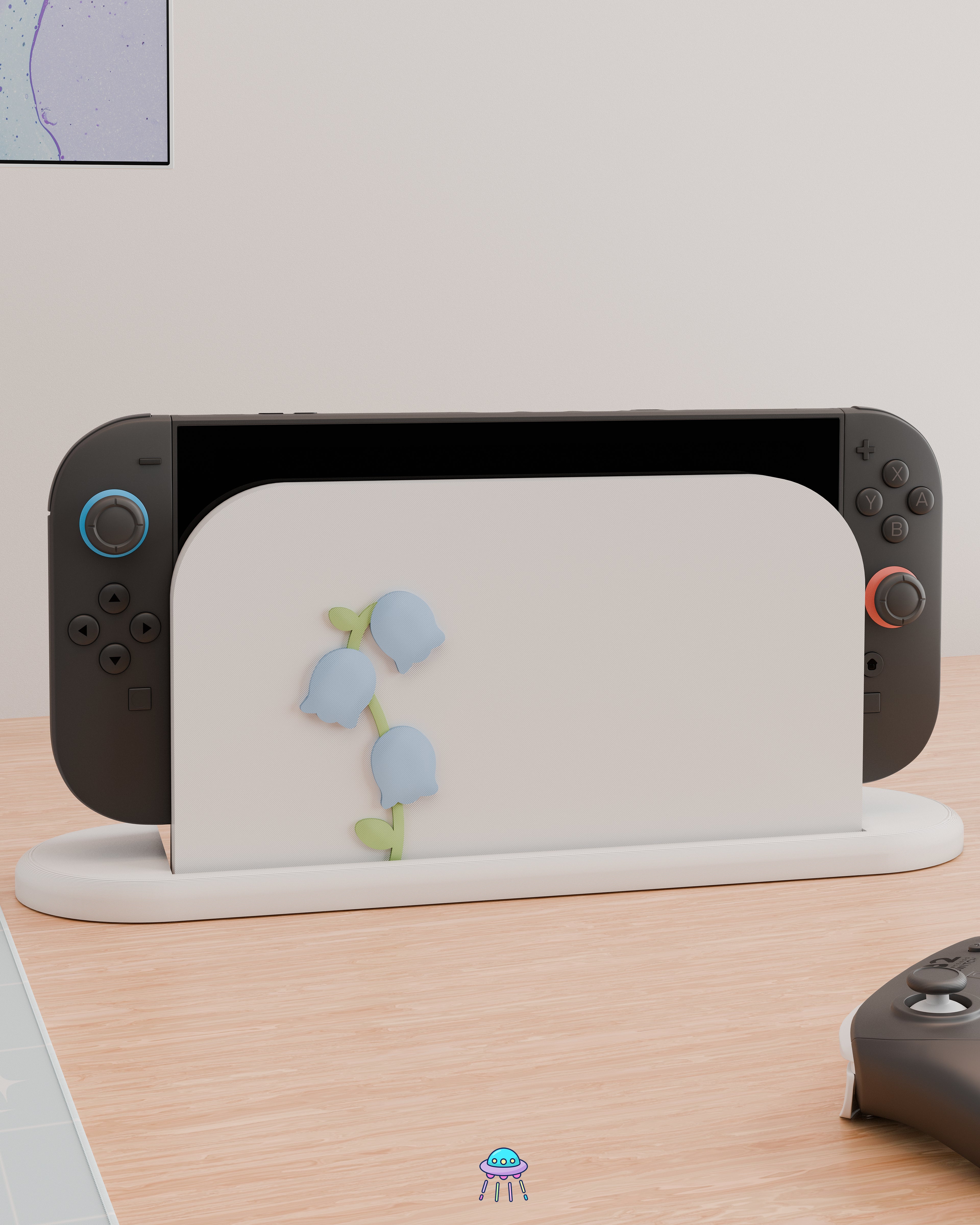 Bluebell Dock Cover for Nintendo Switch 2 – Original Faceplate Design
