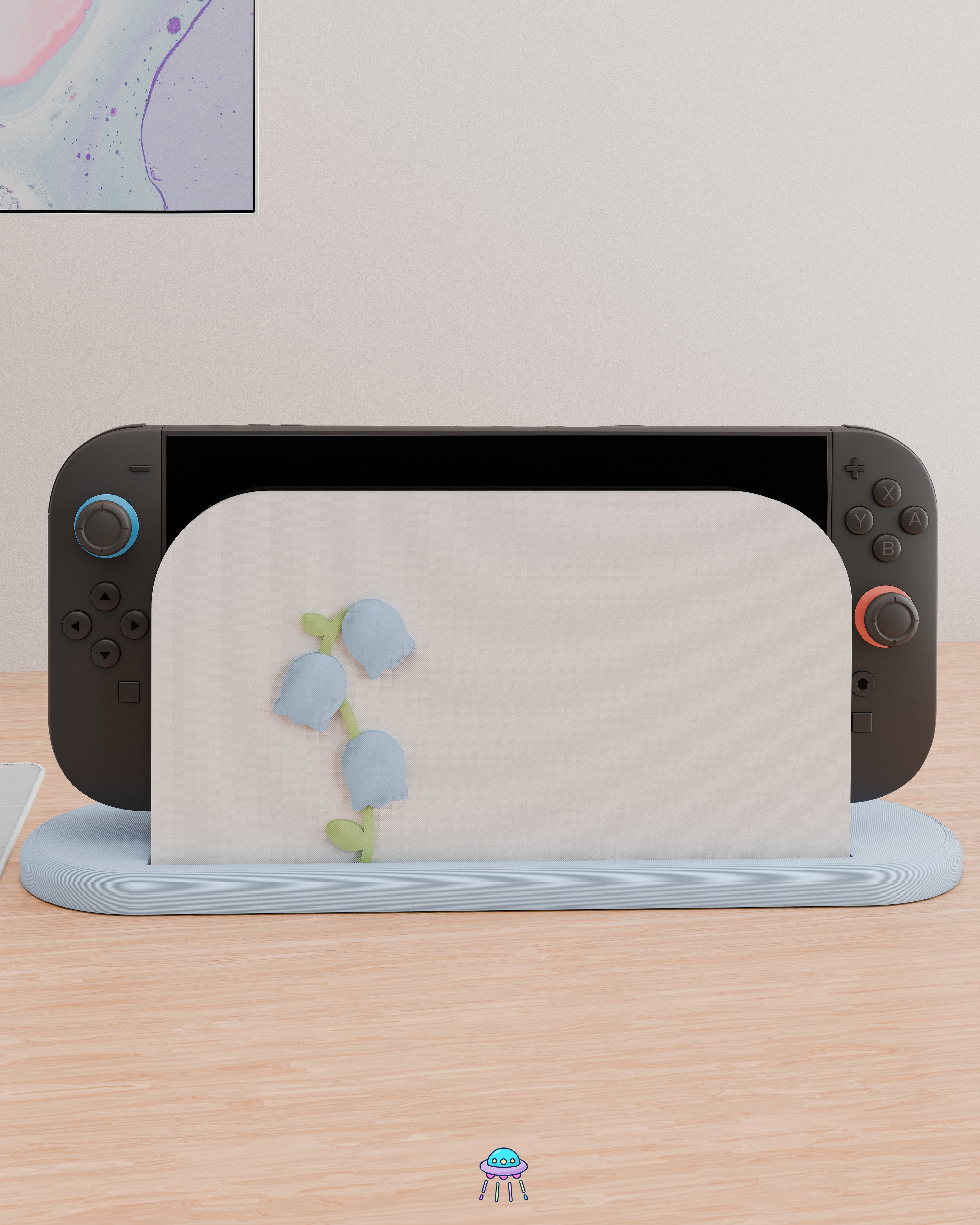 Bluebell Dock Cover for Nintendo Switch 2 – Original Faceplate Design
