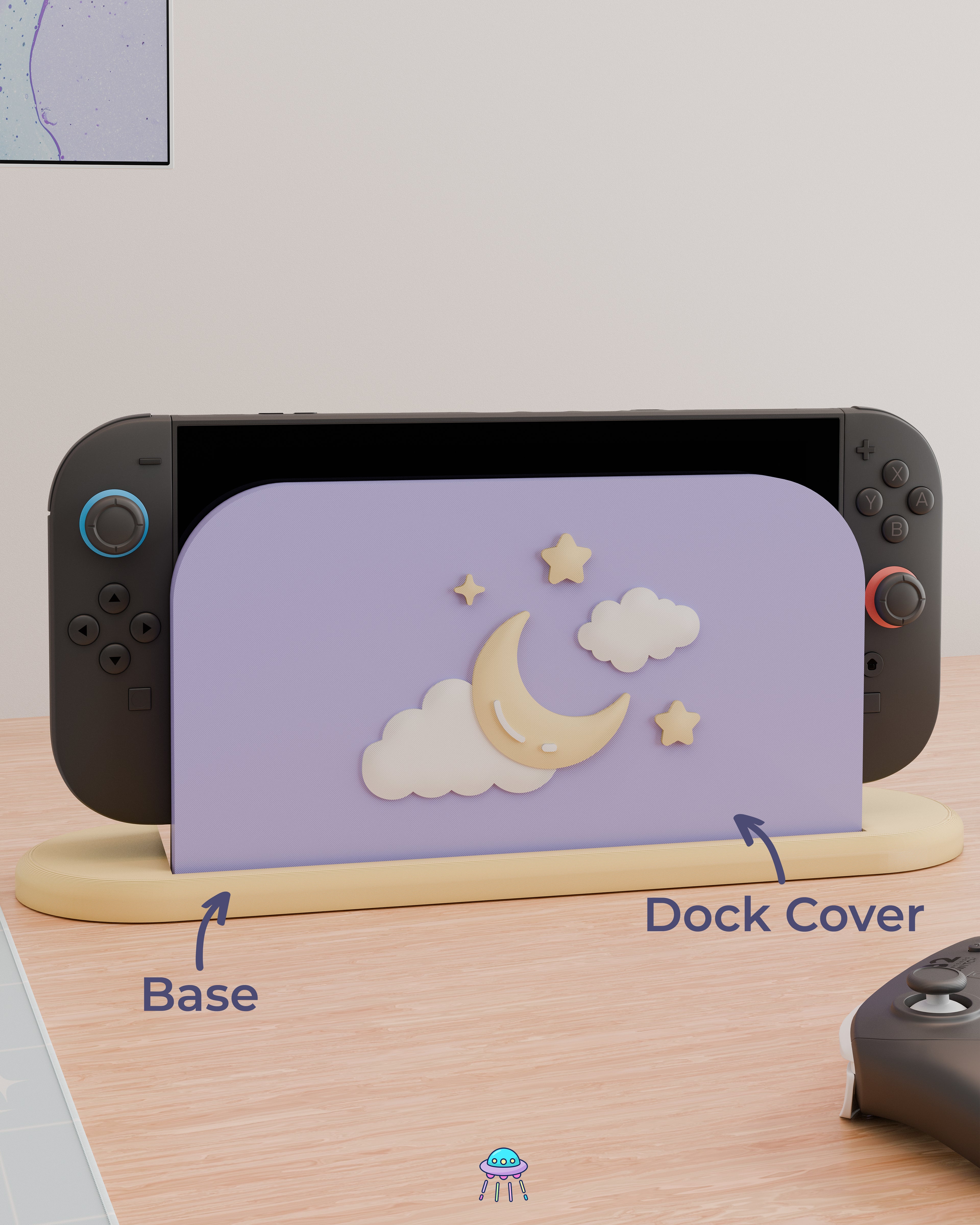 Dreamy Dock Cover for Nintendo Switch 2 – Original Faceplate Design