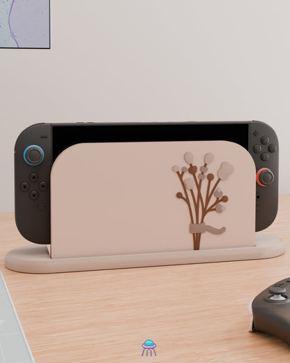 Fall Bouquet Dock Cover for Nintendo Switch 2 – Original Faceplate Design