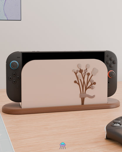 Fall Bouquet Dock Cover for Nintendo Switch 2 – Original Faceplate Design