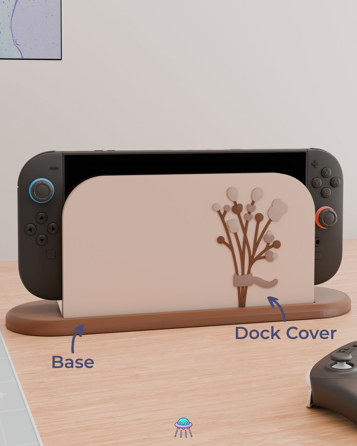 Fall Bouquet Dock Cover for Nintendo Switch 2 – Original Faceplate Design