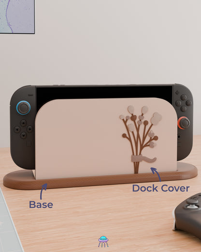 Fall Bouquet Dock Cover for Nintendo Switch 2 – Original Faceplate Design