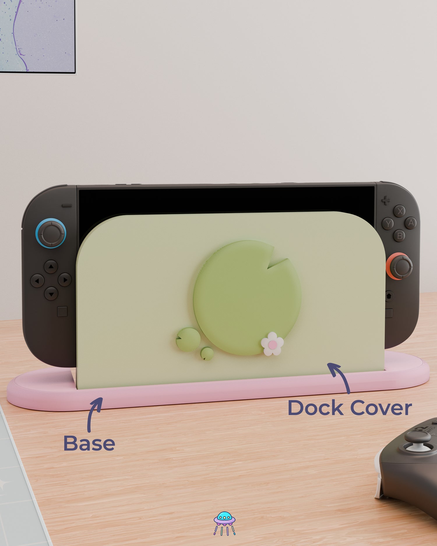 Lily Pad Dock Cover for Nintendo Switch 2 – Original Faceplate Design
