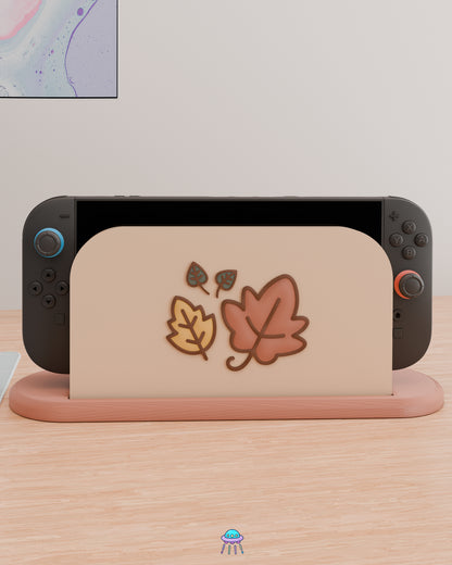 Little Leaves Dock Cover for Nintendo Switch 2 – Original Faceplate Design