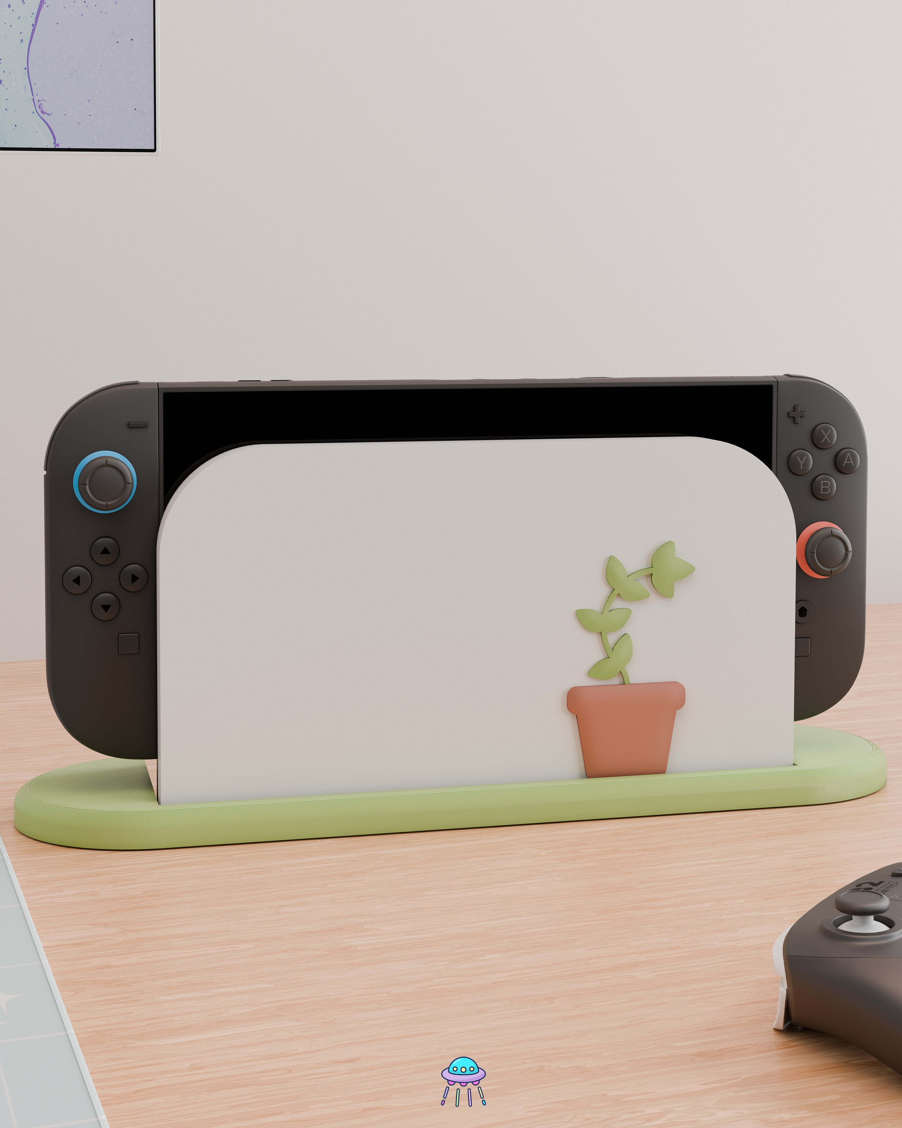 Plant Dock Cover for Nintendo Switch 2 – Original Faceplate Design