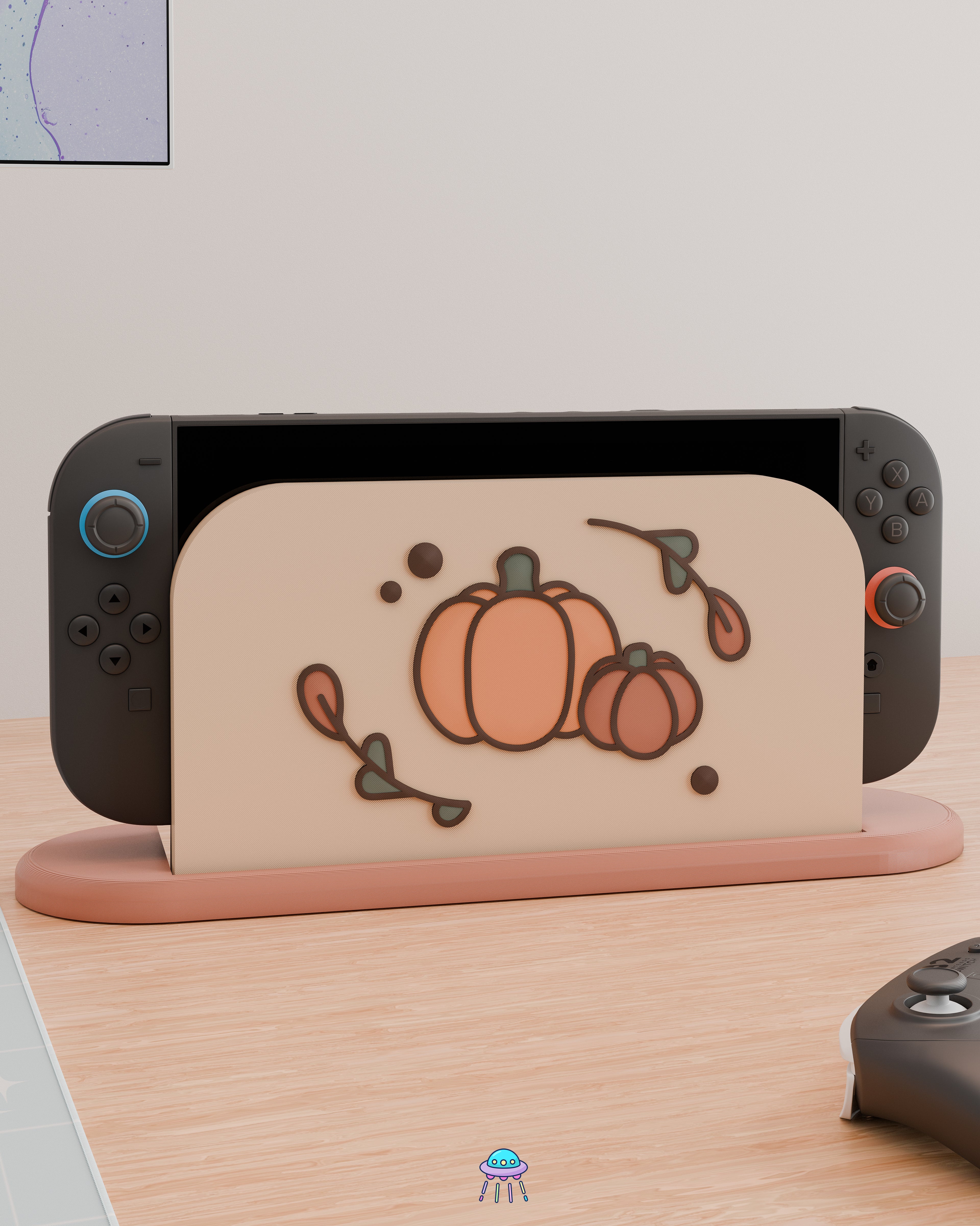 Pumpkin Patch Dock Cover for Nintendo Switch 2 – Original Faceplate Design