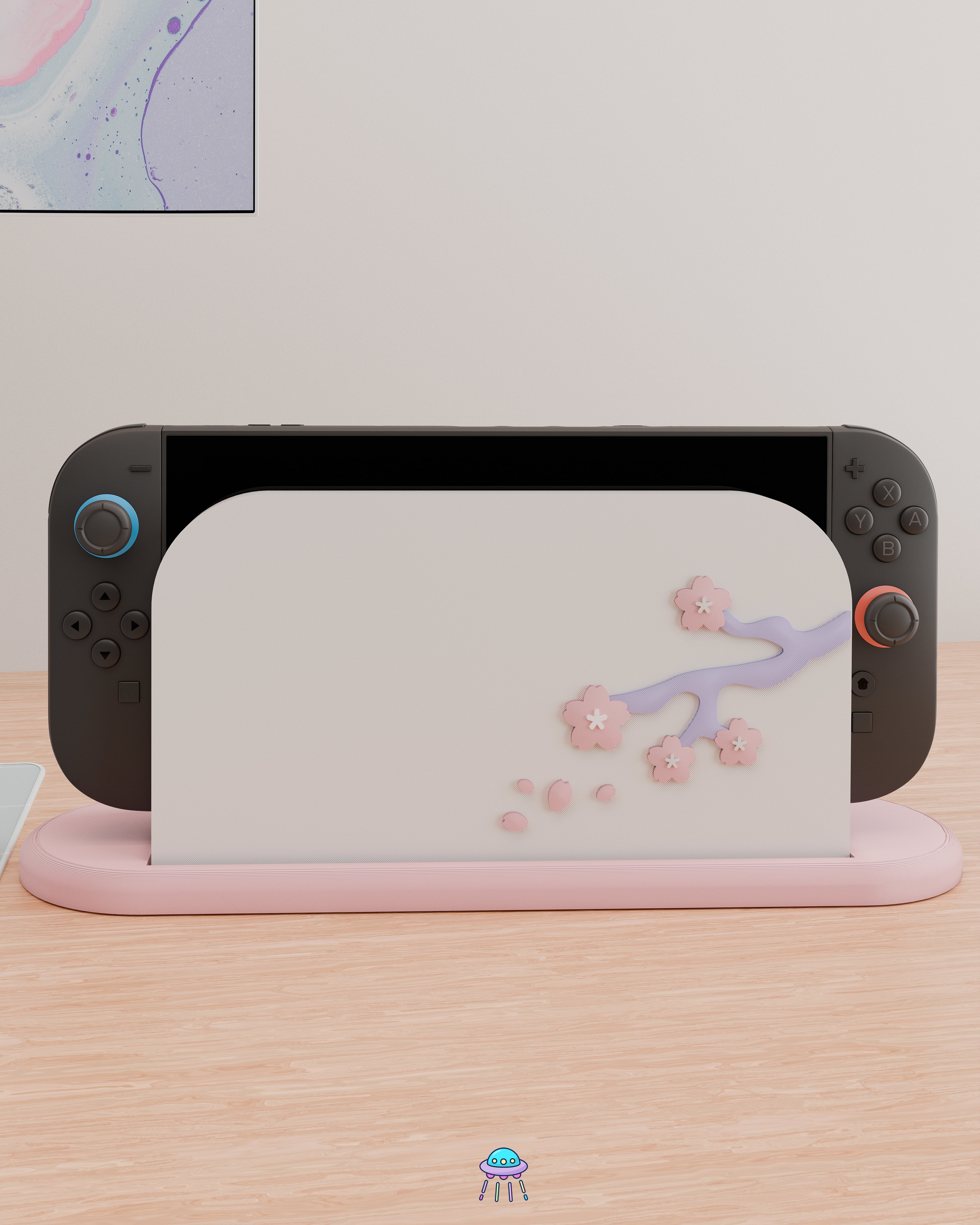 Sakura Dreams Dock Cover for Nintendo Switch 2 – Original Faceplate Design