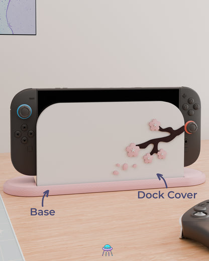 Sakura Tree Dock Cover for Nintendo Switch 2 – Original Faceplate Design