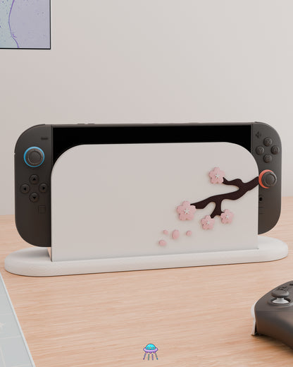 Sakura Tree Dock Cover for Nintendo Switch 2 – Original Faceplate Design