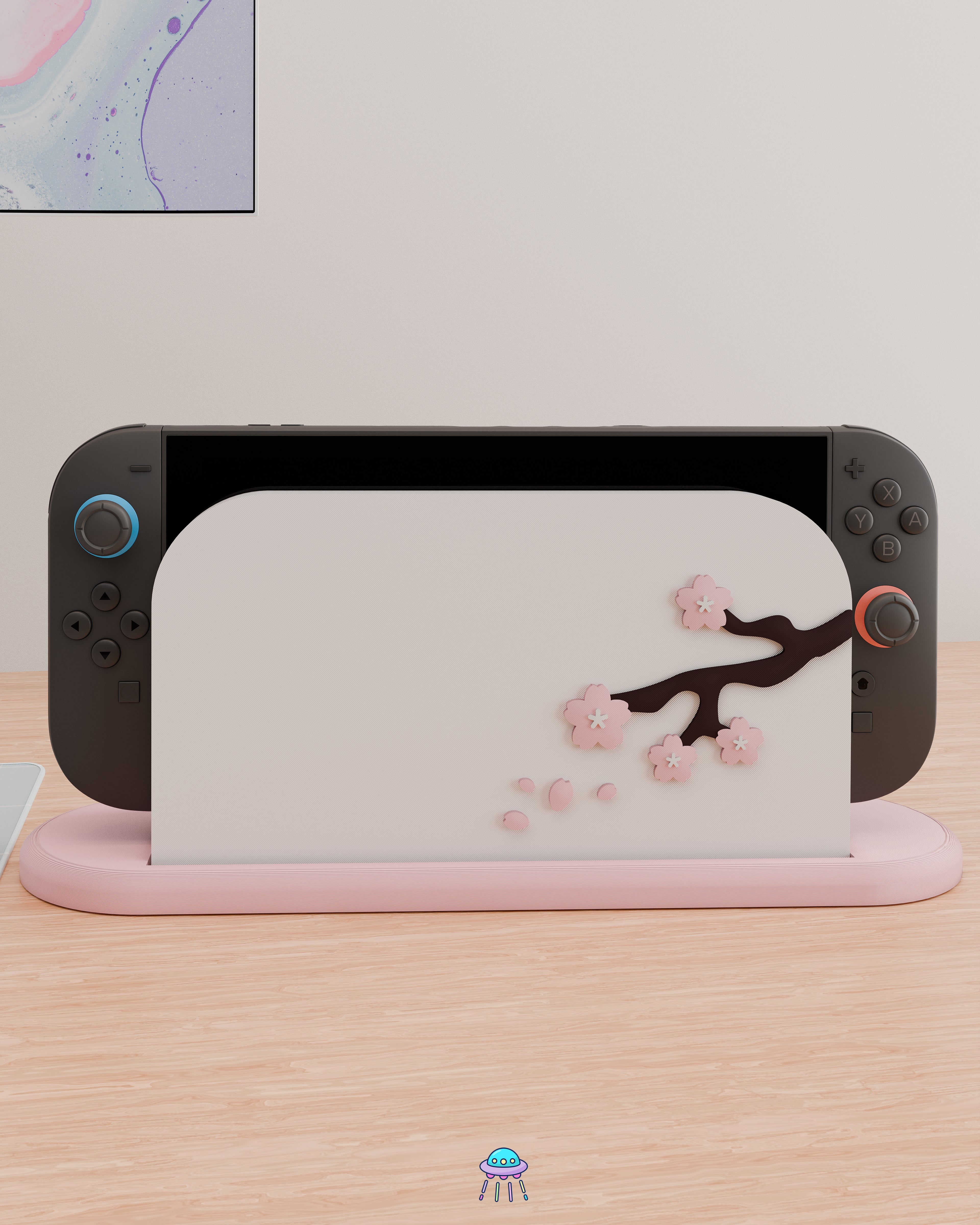 Sakura Tree Dock Cover for Nintendo Switch 2 – Original Faceplate Design