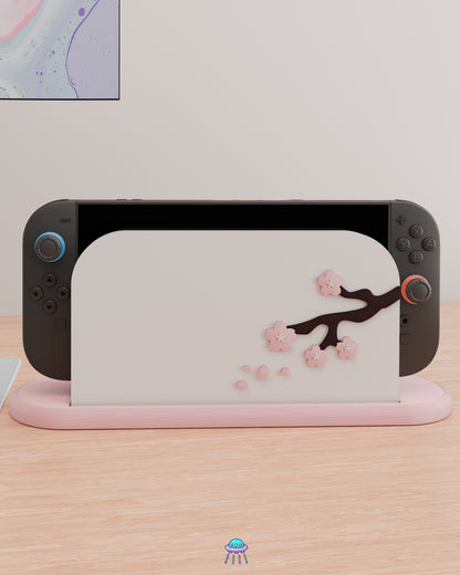 Sakura Tree Dock Cover for Nintendo Switch 2 – Original Faceplate Design
