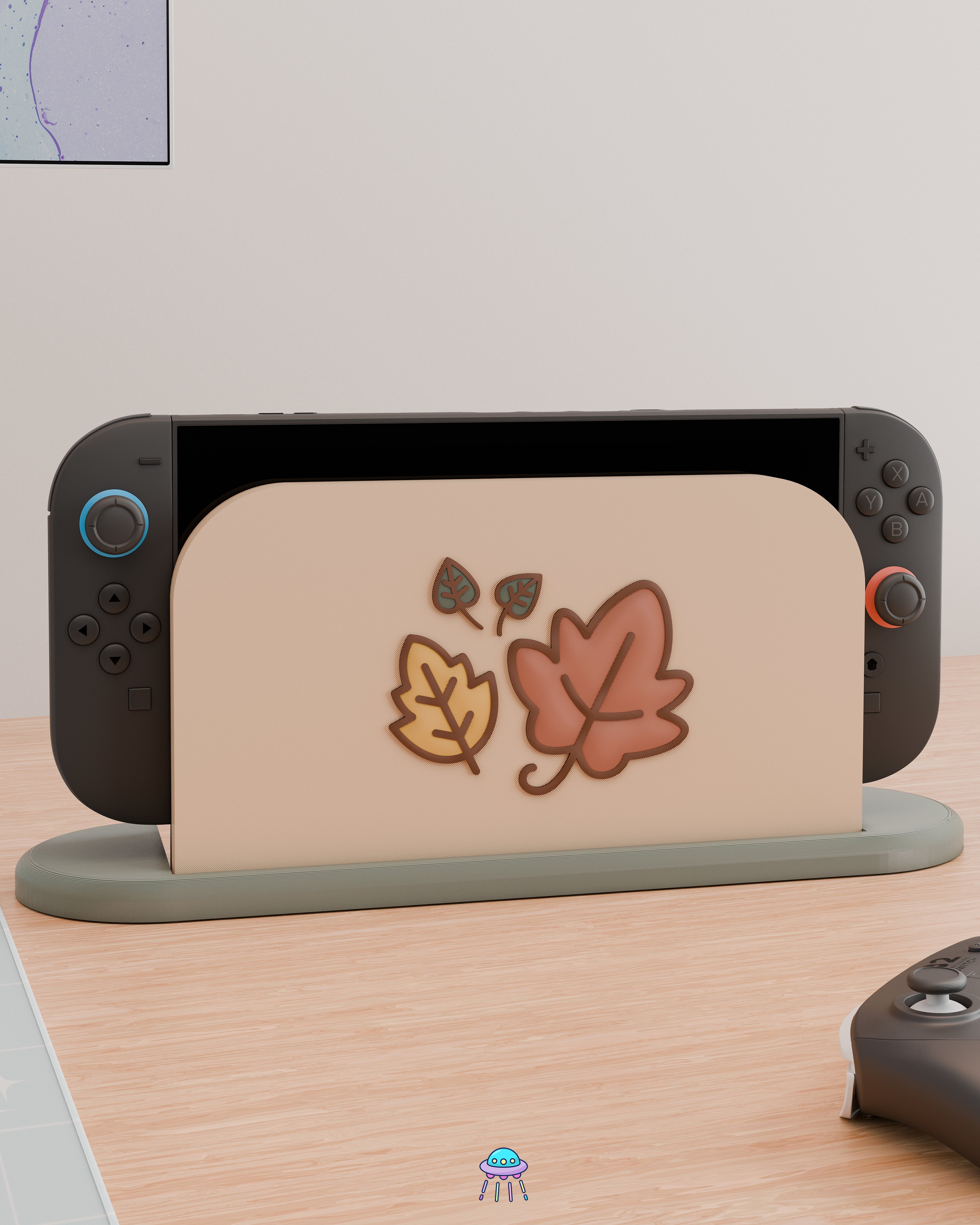 Little Leaves Dock Cover for Nintendo Switch 2 – Original Faceplate Design