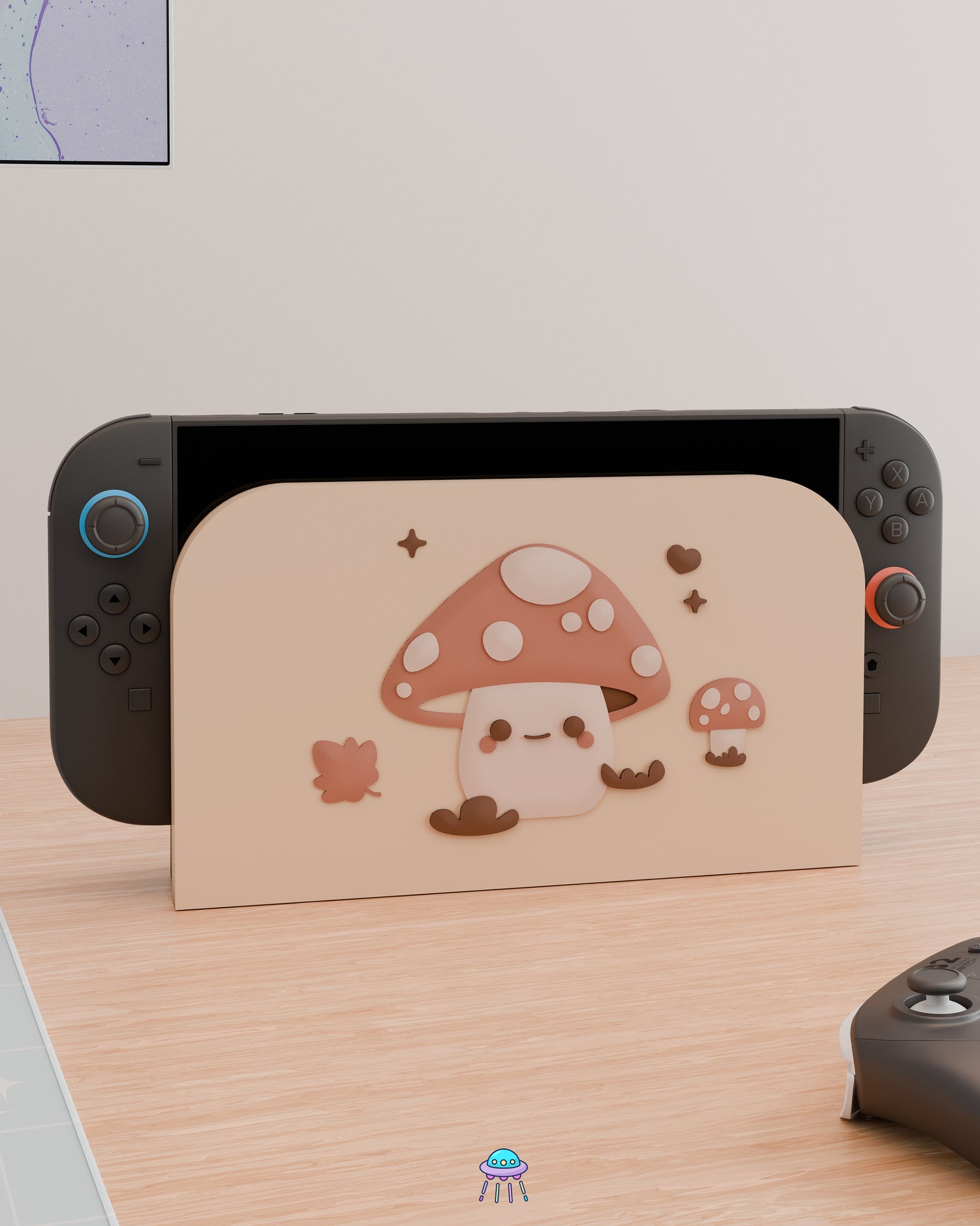 Little Toadstool Dock Cover for Nintendo Switch 2 – Original Faceplate Design
