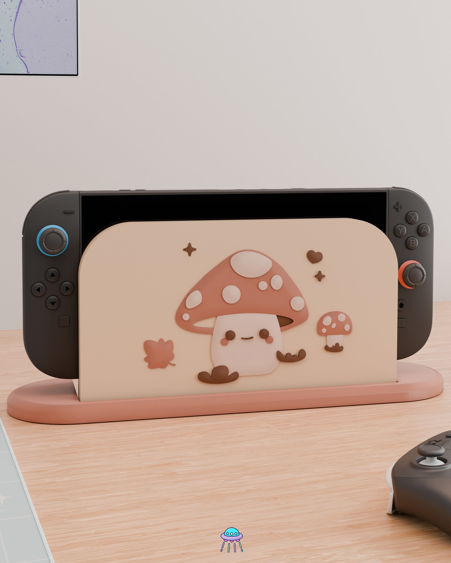 Little Toadstool Dock Cover for Nintendo Switch 2 – Original Faceplate Design