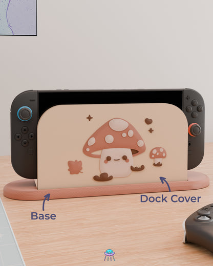 Little Toadstool Dock Cover for Nintendo Switch 2 – Original Faceplate Design