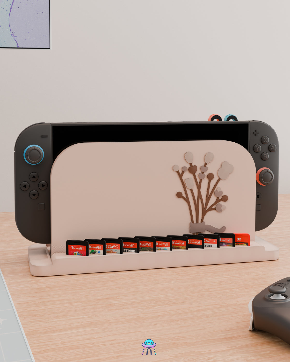 Fall Bouquet Dock Cover for Nintendo Switch 2 – Original Faceplate Design