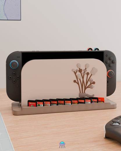 Fall Bouquet Dock Cover for Nintendo Switch 2 – Original Faceplate Design