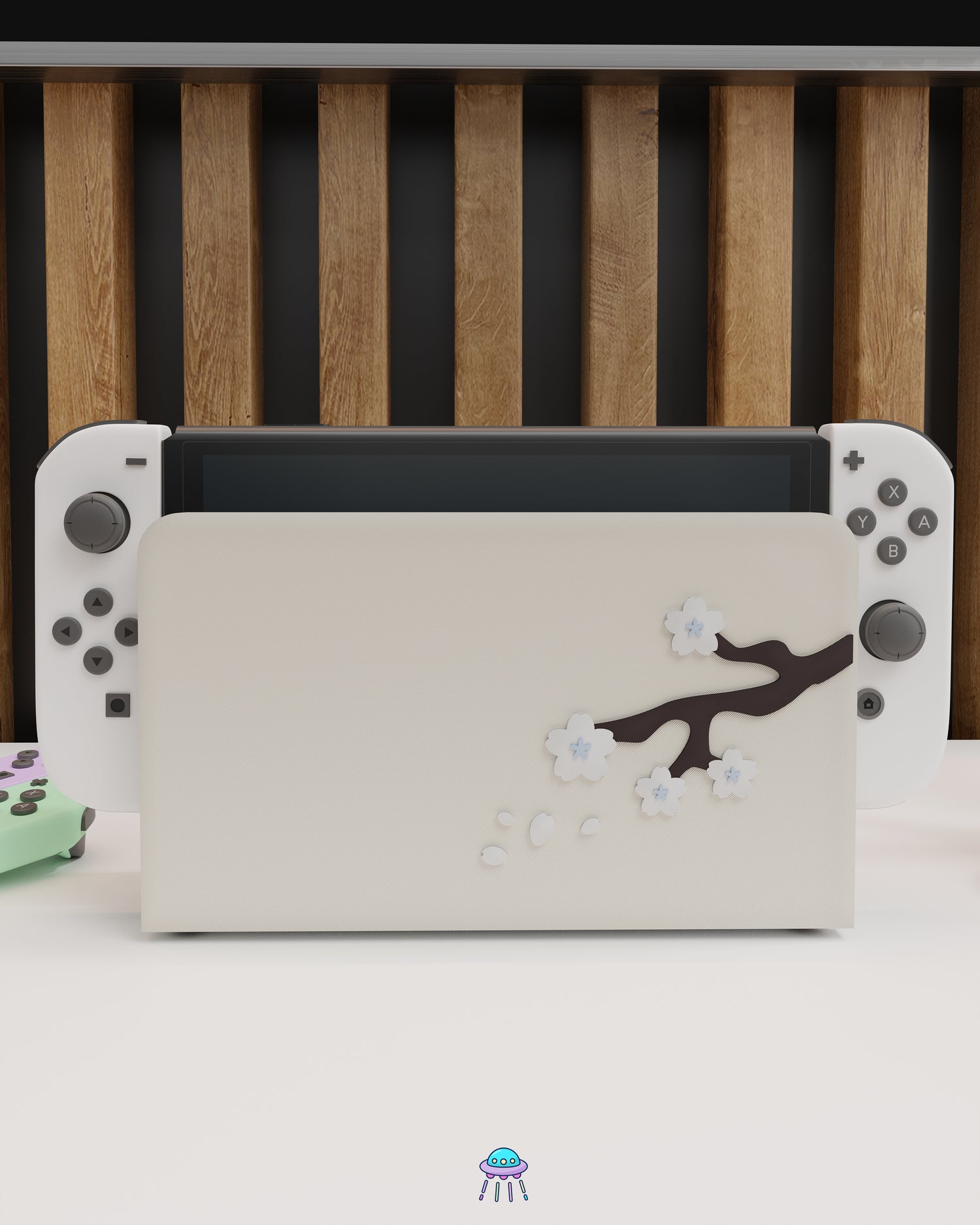 Sakura Ice Dock Cover for Nintendo Switch – Original Faceplate Design