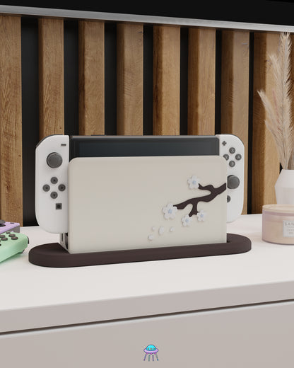 Sakura Ice Dock Cover for Nintendo Switch – Original Faceplate Design