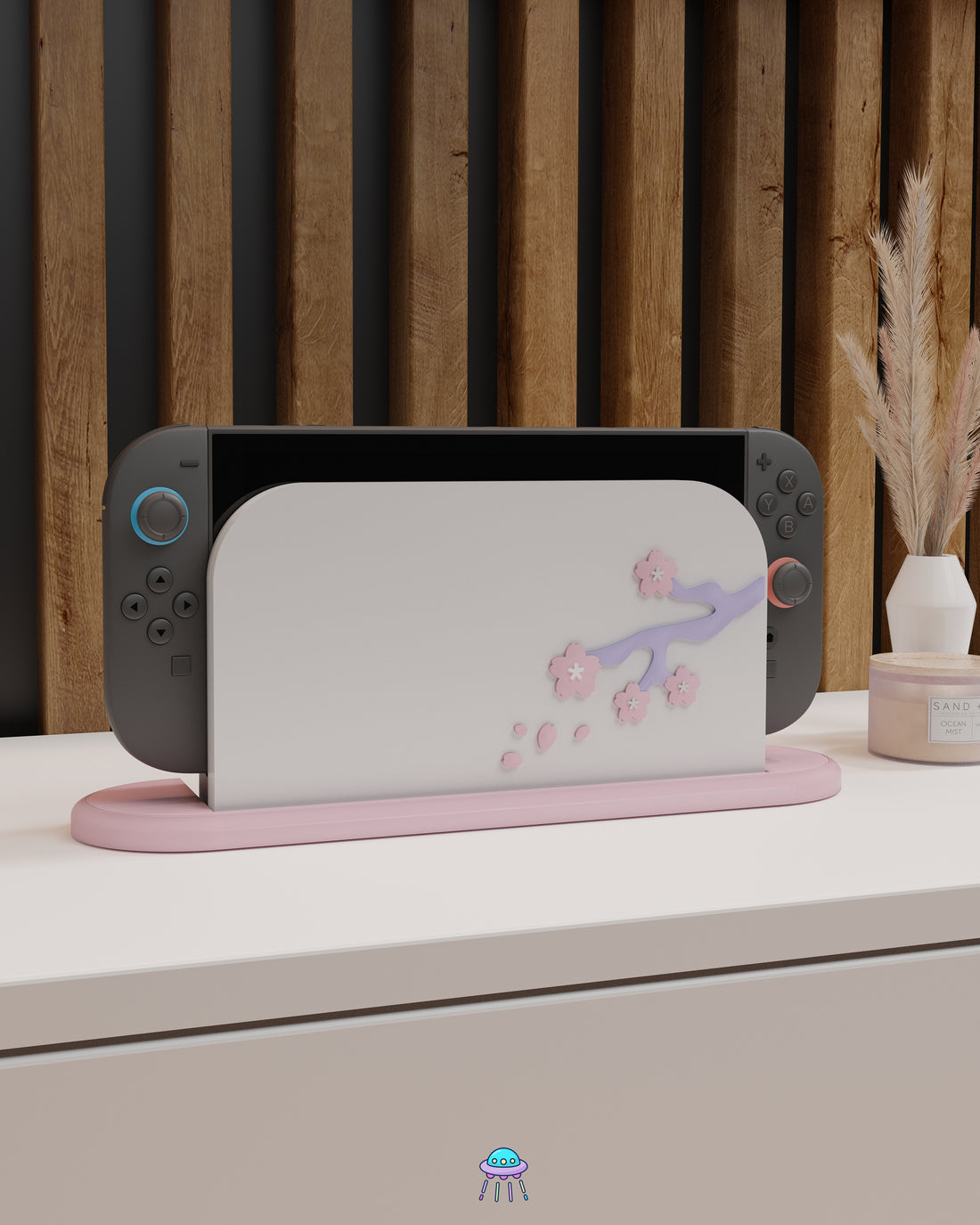 Sakura Dreams Dock Cover for Nintendo Switch 2 – Original Faceplate Design