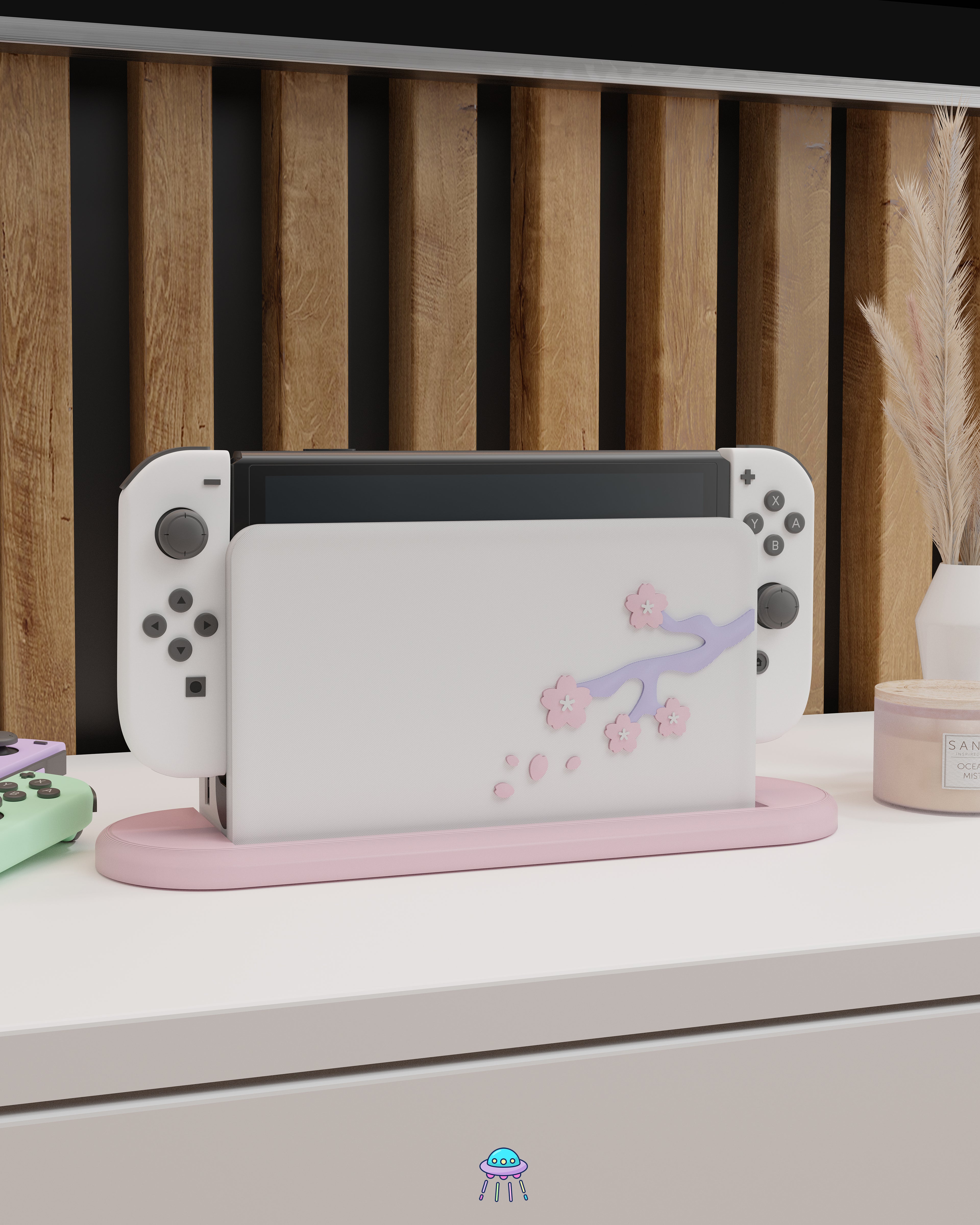 Sakura Dreams Cover for Nintendo Switch – Original Faceplate Design